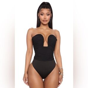 New Drawn To Attention Bodysuit Black Fashion Nova Small